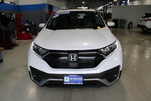 Platinum White Pearl 2020 Honda CR-V EX