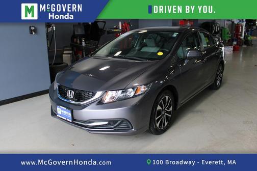 Modern Steel Metallic 2015 Honda Civic EX