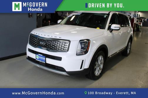 Glacial White Pearl 2021 Kia Telluride LX