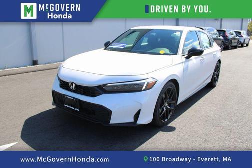 Platinum White Pearl 2026 Honda Civic Sport