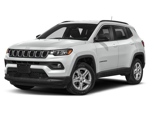 Bright White Clearcoat 2023 Jeep Compass Altitude