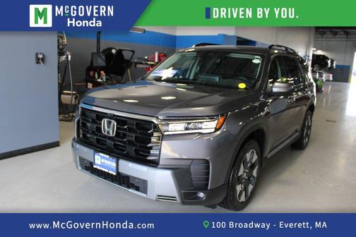 Modern Steel Metallic 2026 Honda Pilot Touring