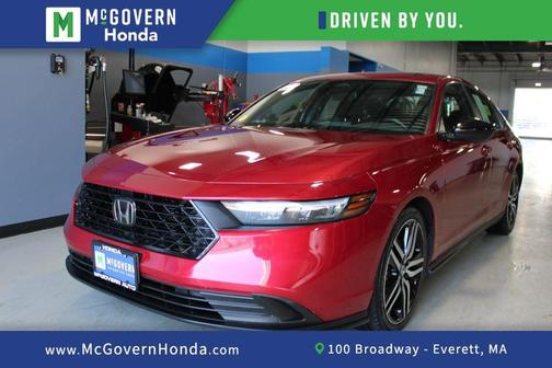 Radiant Red Metallic 2024 Honda Accord Hybrid Sport