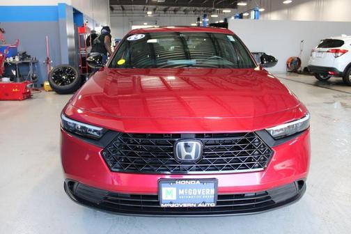 Radiant Red Metallic 2024 Honda Accord Hybrid Sport