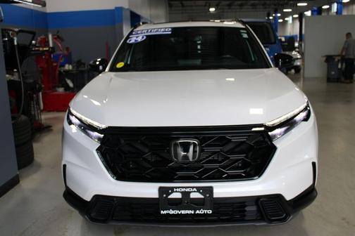 Platinum White Pearl 2024 Honda CR-V Hybrid Sport