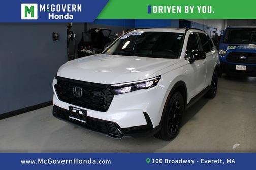 Platinum White Pearl 2024 Honda CR-V Hybrid Sport