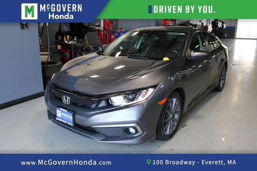 Modern Steel Metallic 2019 Honda Civic EX-L