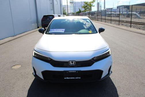 Platinum White Pearl 2026 Honda Civic Sport