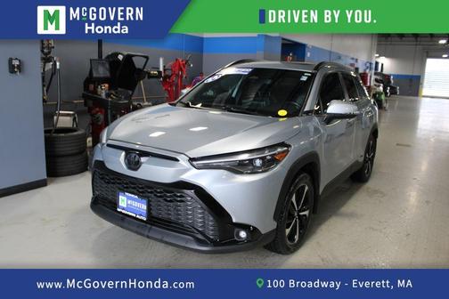 Sonic Silver 2024 Toyota Corolla Cross Hybrid XSE