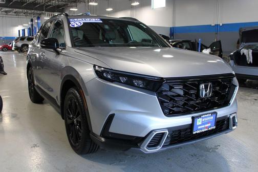 Lunar Silver Metallic 2023 Honda CR-V Hybrid Sport Touring