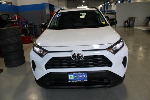 Super White 2021 Toyota RAV4 LE