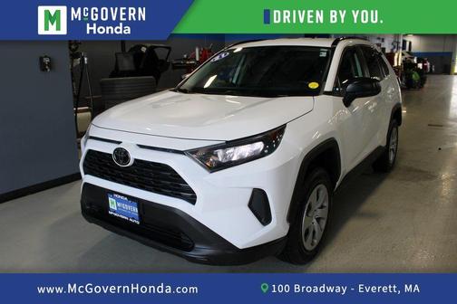 Super White 2021 Toyota RAV4 LE