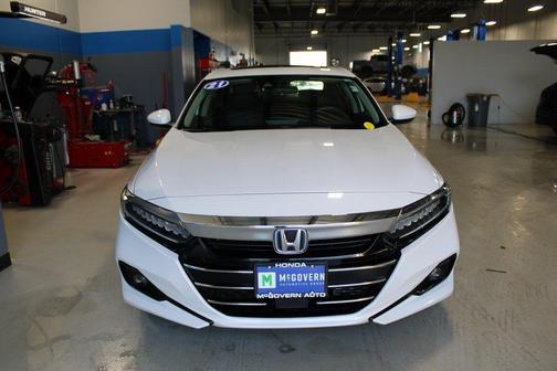 Platinum White Pearl 2021 Honda Accord Hybrid EX