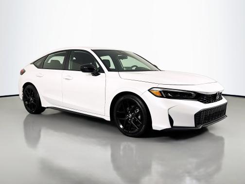 Platinum White Pearl 2025 Honda Civic