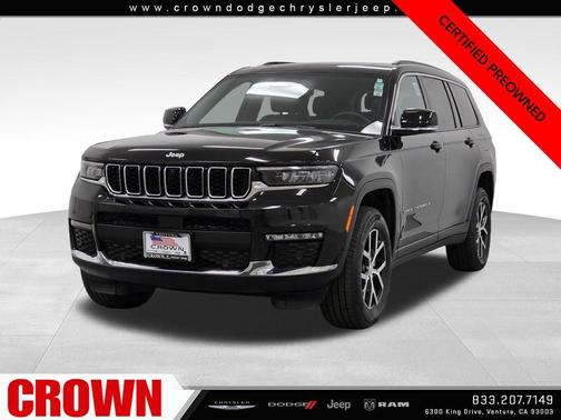 Diamond Black 2024 Jeep Grand Cherokee L Limited