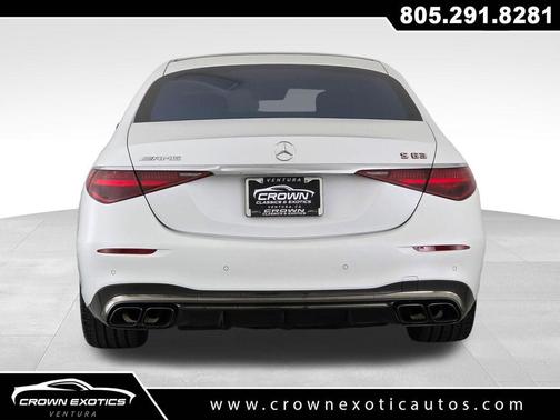 Moonlight White 2024 Mercedes-Benz AMG S 63 E Base
