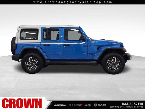 Hydro Blue Pearl 2026 Jeep Wrangler Sahara