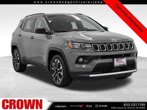 Sting Gray Clearcoat 2024 Jeep Compass Limited
