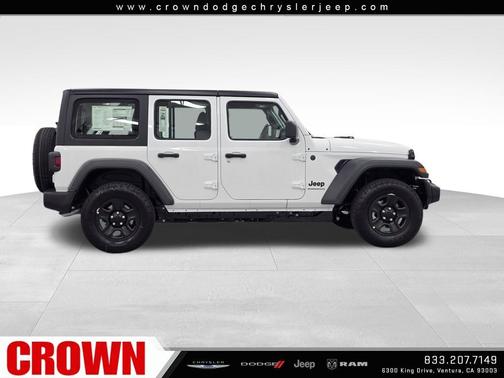 Bright White Clearcoat 2026 Jeep Wrangler Sport