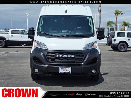 Bright White Clearcoat 2025 RAM ProMaster 3500 High Roof