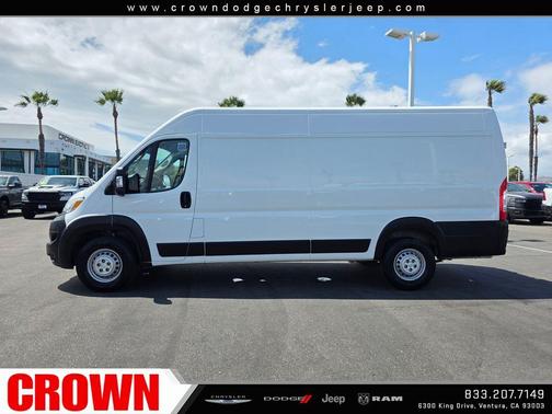 Bright White Clearcoat 2025 RAM ProMaster 3500 High Roof