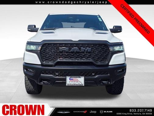 Bright White Clearcoat 2025 RAM 1500 Rebel
