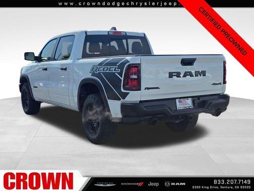 Bright White Clearcoat 2025 RAM 1500 Rebel
