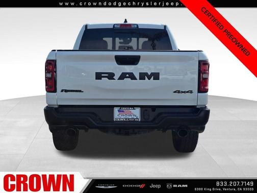 Bright White Clearcoat 2025 RAM 1500 Rebel