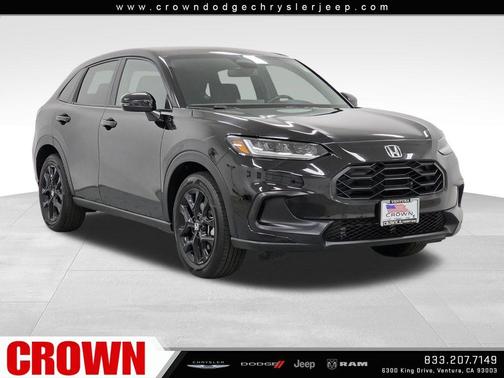Crystal Black Pearl 2025 Honda HR-V Sport