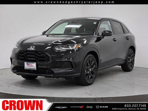 Crystal Black Pearl 2025 Honda HR-V Sport