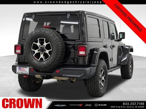 Black Clearcoat 2021 Jeep Wrangler Unlimited Rubicon