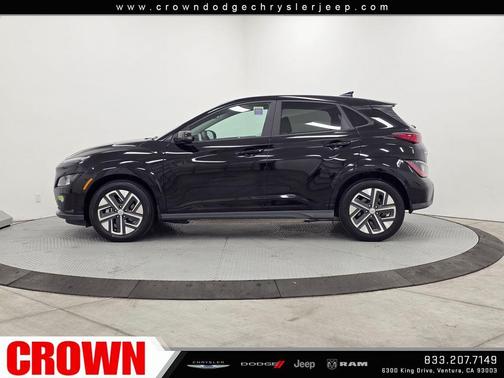Black 2023 Hyundai KONA EV SE