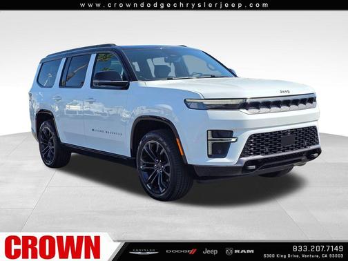 Bright White Clearcoat 2026 Jeep Grand Wagoneer Summit Obsidian