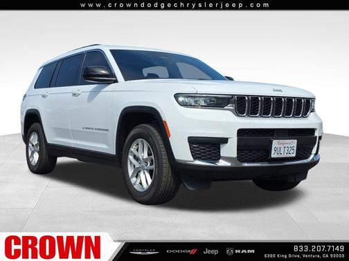 Bright White Clearcoat 2024 Jeep Grand Cherokee L Laredo