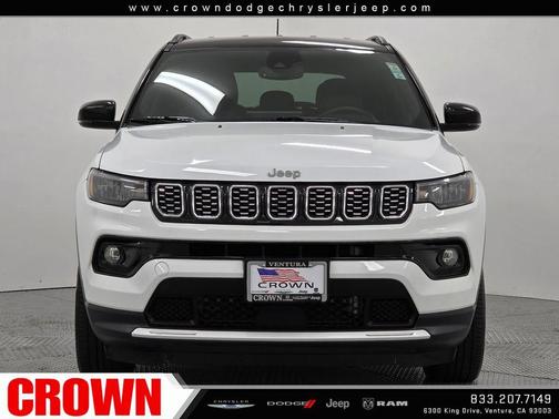Bright White Clearcoat 2025 Jeep Compass Limited