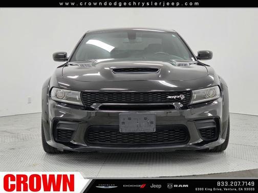 Pitch Black Clearcoat 2022 Dodge Charger SRT Hellcat Widebody