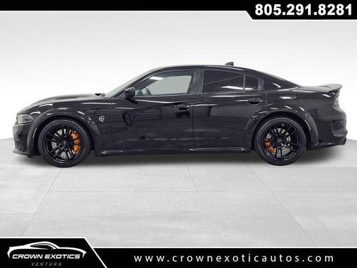Pitch Black Clearcoat 2022 Dodge Charger SRT Hellcat Widebody