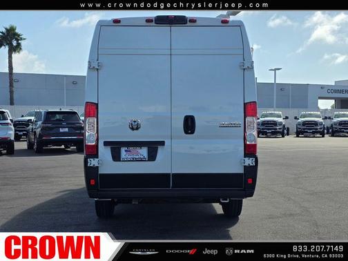 Bright White Clearcoat 2023 RAM ProMaster 3500 High Roof