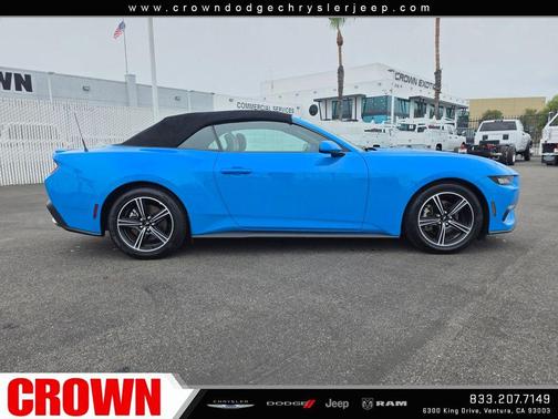 Grabber Blue 2024 Ford Mustang EcoBoost Premium