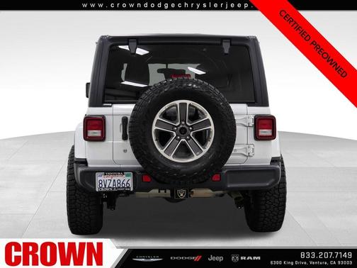 Bright White Clearcoat 2018 Jeep Wrangler Unlimited Sahara