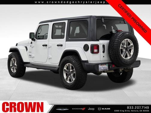 Bright White Clearcoat 2018 Jeep Wrangler Unlimited Sahara