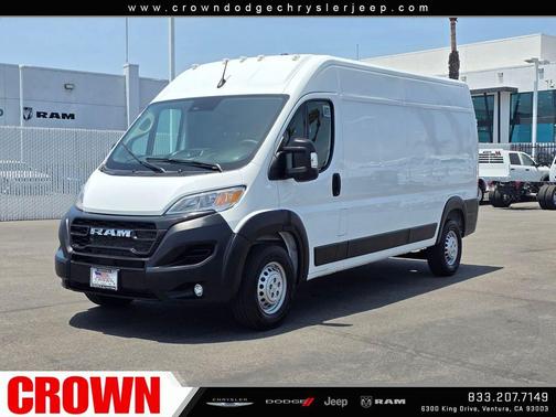 Bright White Clearcoat 2025 RAM ProMaster 2500 High Roof