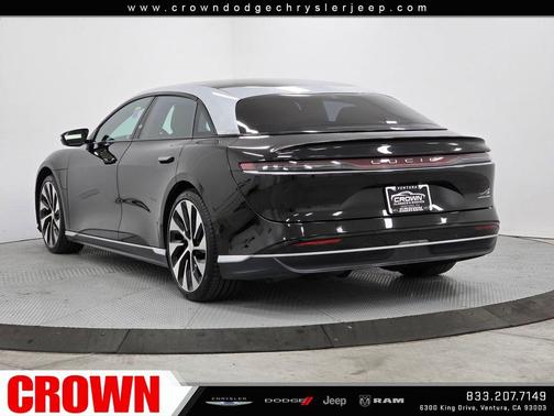 Black 2022 Lucid Air Grand Touring