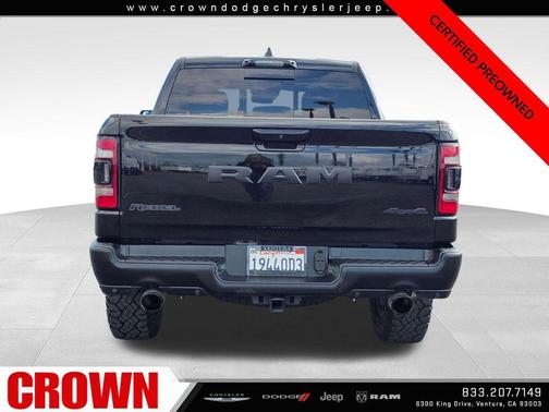 Diamond Black 2021 RAM 1500 Rebel