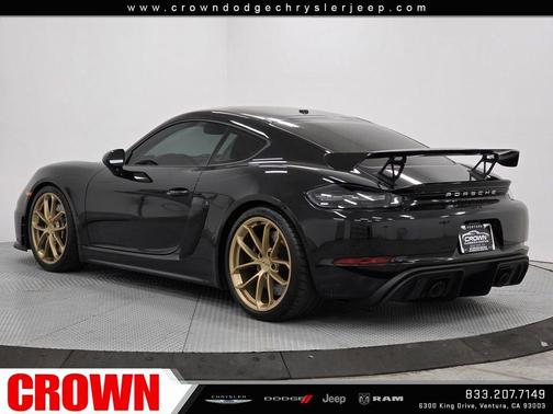 Black 2020 Porsche 718 Cayman GT4