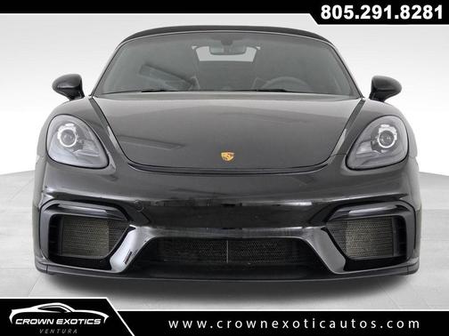 Black 2022 Porsche 718 Spyder Base