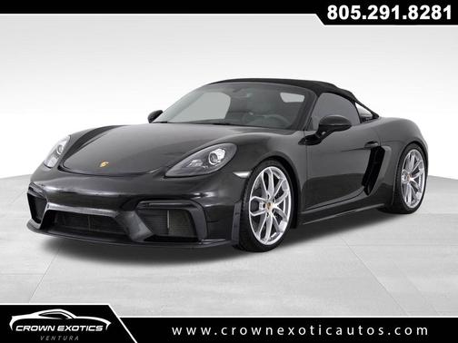 Black 2022 Porsche 718 Spyder Base