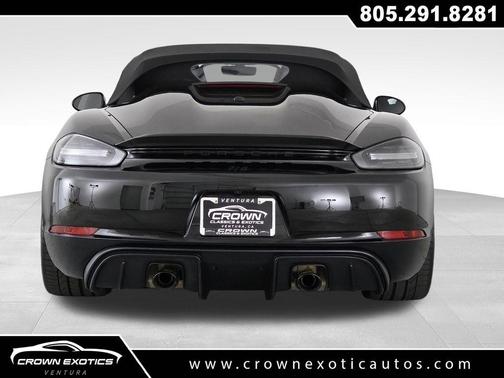 Black 2022 Porsche 718 Spyder Base