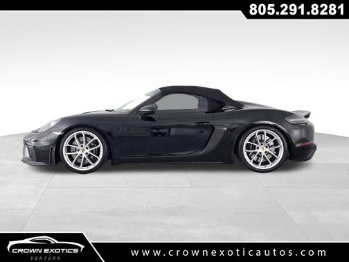 Black 2022 Porsche 718 Spyder Base