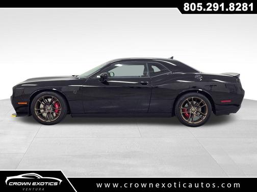 Pitch Black Clearcoat 2023 Dodge Challenger SRT Hellcat